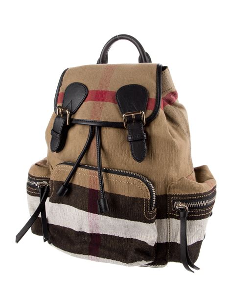 burberry house check backpack|burberry small canvas check backpack.